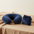 Wellazur Reisnekkussen | Memory foam met draagtas